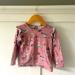 H&M Harry Potter Hedwig Owl Shirt